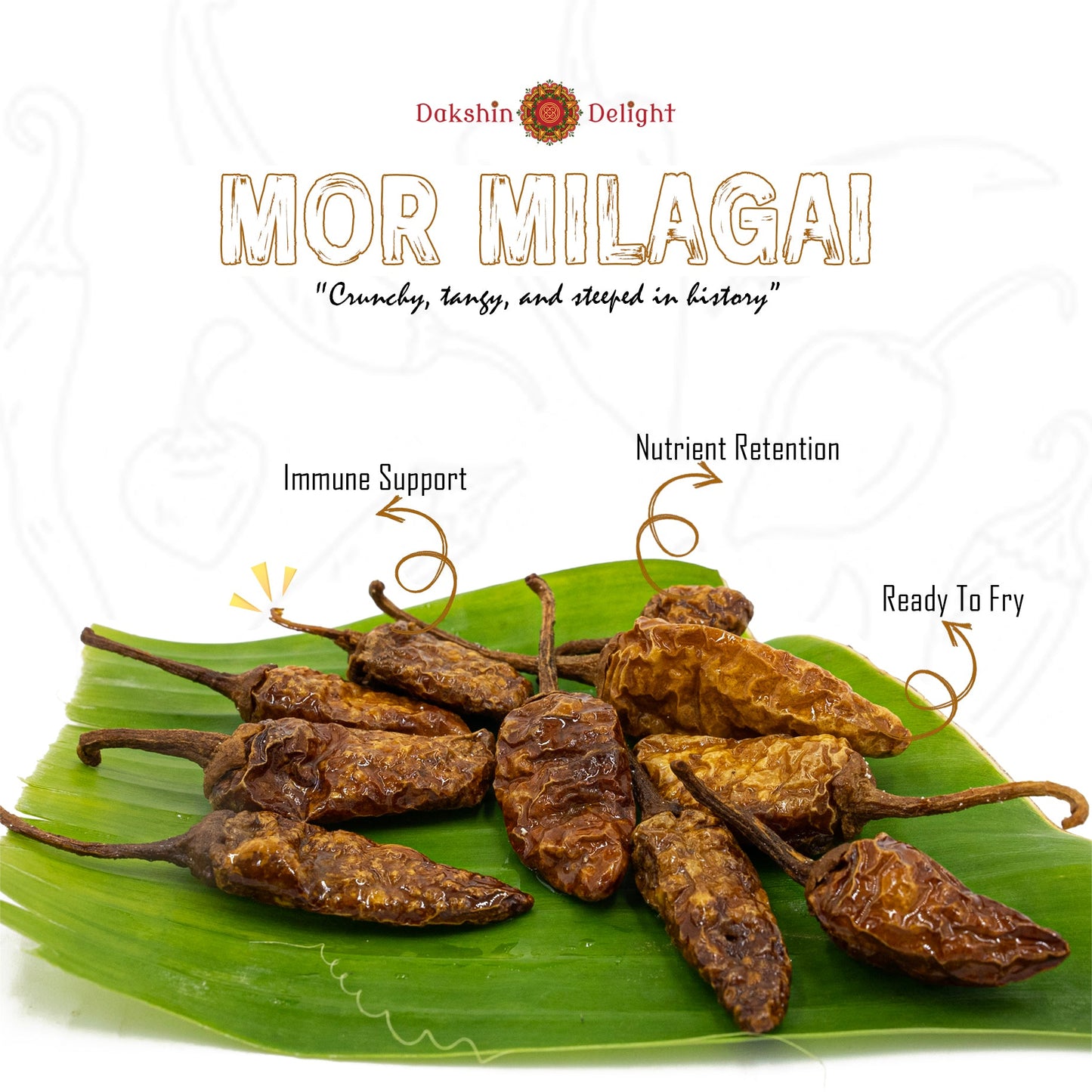 Moor Milagai  (Sun-Dried Chilies)